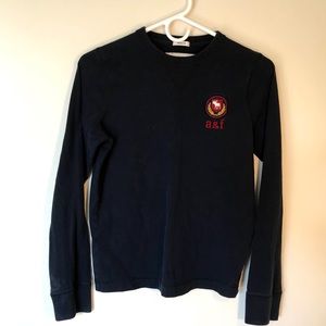Abercrombie Black Long Sleeved T-Shirt Boys XL